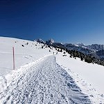 Der Rückweg von der Raschötz erfolgt auf dem Hinweg