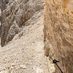 Abstieg vom Molignonpass zur Grasleitenhütte