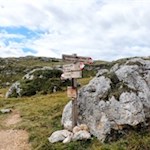 Die Seekofelumrundung ist bestens markiert