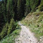 Auf dem Rückweg zur Plafötsch Alm