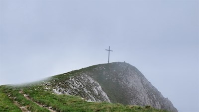 Gipfelkreuz des Piz da Peres