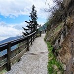 Auf dem Weg zur Aussichtskanzel