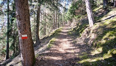 Der Rundweg St. Leonhard ist gut markiert