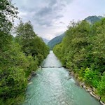 Teile des Hintertalweges folgen dem Pfitscher Bach