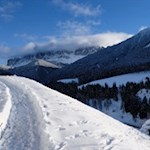 Auf dem Sunnseitnweg nach St. Magdalena