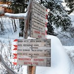 Schließlich geht die Wanderung in den Weg Nr. 3 über