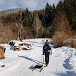 Am Beginn des Wanderweges zur Hofstatt Alm