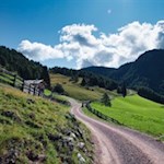 Der Weg zur Getrumalm führt durch eine malerische Landschaft