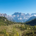 Nahe der Schutzhütte Città di Carpi erschließen sich traumverlorene Ausblicke