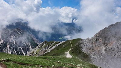Auf dem Steig Nr. 12 zurück zum Furkelpass