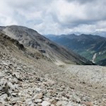 Anstieg auf die Flaggerscharte