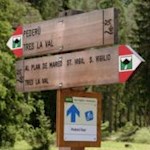 Die Wanderung nach Pederü ist gut ausgeschildert