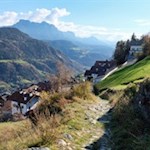 Vor der Kulisse des Schlern zurück nach Barbian