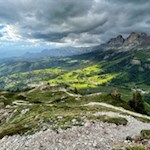 In zahlreichen Serpentinen auf die Poppekanzel