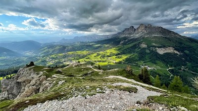 In zahlreichen Serpentinen auf die Poppekanzel
