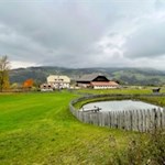 Von Wiesen und Wald umrahmt präsentiert sich der Lobishof