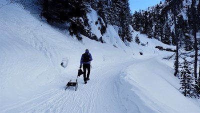 Anstieg auf den Staller Sattel