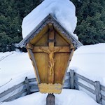 Kreuz am Wegesrand zur Kalcheralm