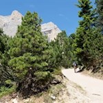 Auf breiten Wegen in Richtung Vajolethütte