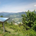 Panoramatafel auf der Spilucker Platte