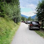 Parkplatz neben der Jausenstation Stallila