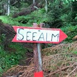 Der Weg zur Puntleider Seealm ist gut ausgeschildert