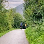 Der letzte Teil des Römerweges folgt erneut dem Pustertaler Radweg