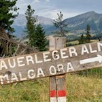 Die Wanderung zur Auerleger Alm ist bestens ausgeschildert