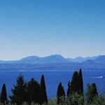 View of Saló on the opposite side of lake Garda