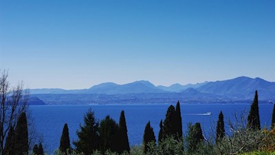 View of Saló on the opposite side of lake Garda