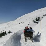 Romantische Schlittenfahrt auf der Plose