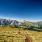 Zwischen Plattkofelhütte und dem eigentlichen Anstieg auf den Plattkofel
