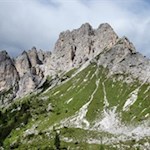 Ausblick nahe der Forcella Rinbianco