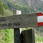 Der Pfunderer Höfeweg ist bestens ausgeschildert