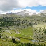 Eines europäischen Westerns würdig, Karstlandschaft auf der Fanes Hochebene