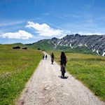 Die Seiser Alm erfreut sich auch bei Mountainbikern großer Beliebtheit