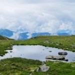 Kleiner Tümpel am Fuße des Sambock