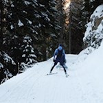 Auch Skitourengeher suchen den Staller Sattel gerne auf