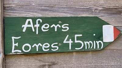 Die Wanderung auf dem Panoramaweg ist gut ausgeschildert