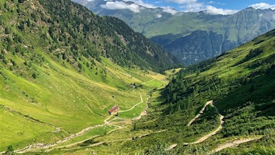 Anstieg von der Valtiglalm zum Ratschinger Kreuz