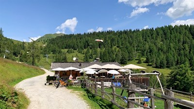 Anratterhütte auf dem Panoramaweg Jochtal