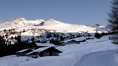 Almdorf unterhalb der Enzianhütte