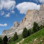 Am Fuße des Rosengarten