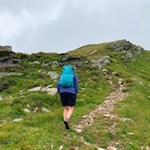 Anstieg auf die Flatschspitze unterhalb des Wolfendorn