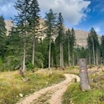 The hike to the Kaiserstein is well marked