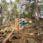 Der letzte Anstieg zum Spilucker Köpfl