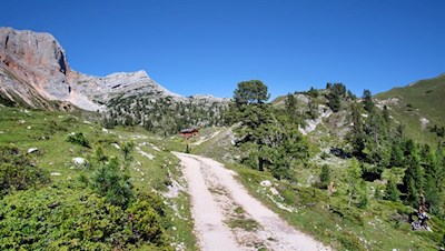 Der letzte Anstieg zur Rossalm