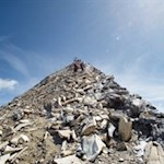 L'ultimo tratto di salita sul Gran Pilastro è abbastanza ripido