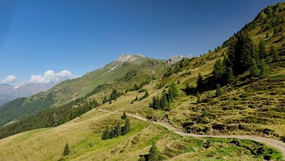 Auf dem Dolomieuweg Richtung Telfer Weißen