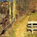 Abzweigung auf den Mühlenlehrpfad